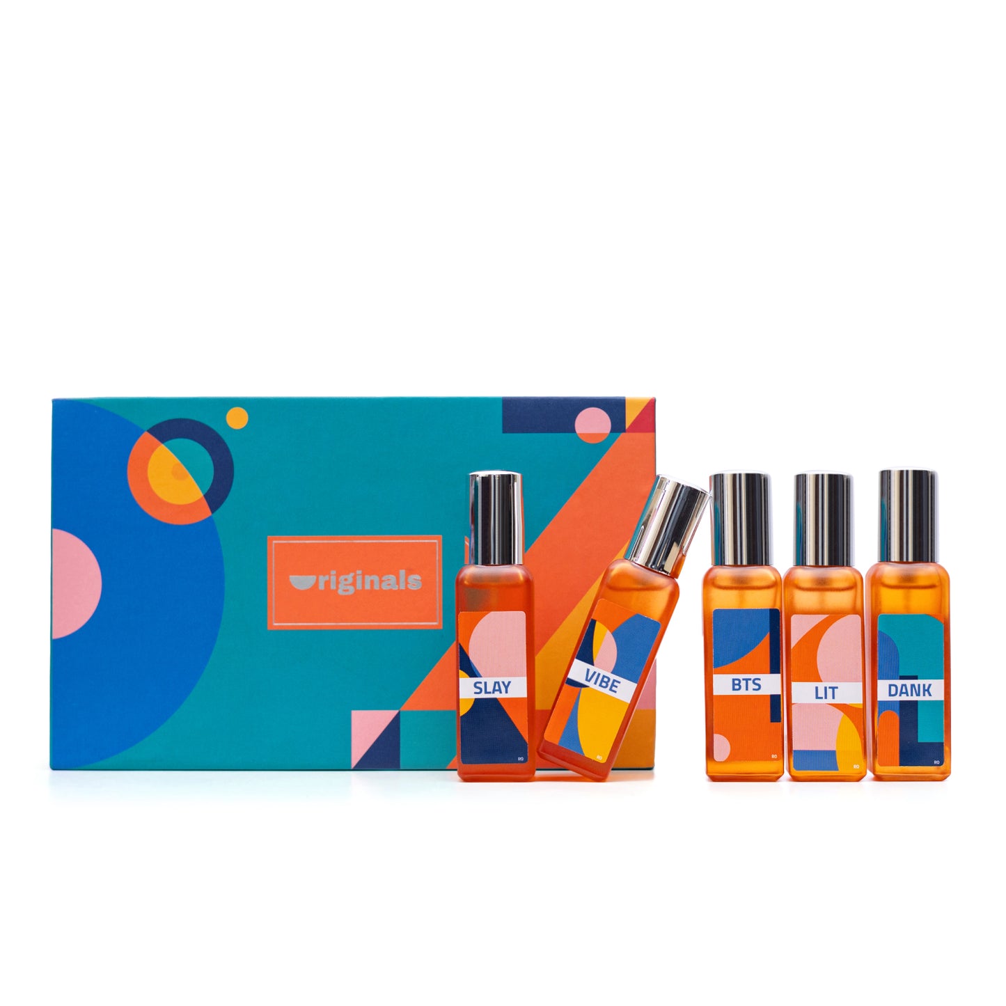 ORIGINALS Premium Perfume Gift Set for Men & Women | Pack of 5 x 20ml | Warm, Spicy, Fresh & Seductive Fragrances | Long Lasting Eau de Parfum