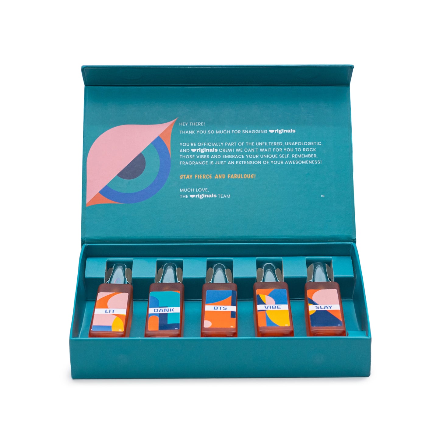 ORIGINALS Premium Perfume Gift Set for Men & Women | Pack of 5 x 20ml | Warm, Spicy, Fresh & Seductive Fragrances | Long Lasting Eau de Parfum